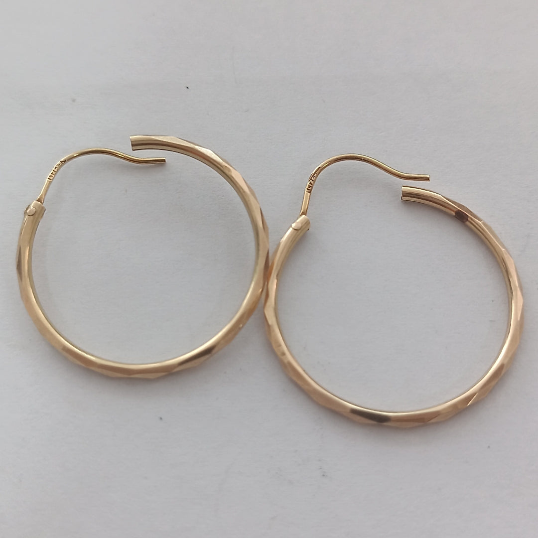 ARRACADAS PAR ORO 14 K 1.9 GRMS (SEMINUEVO)