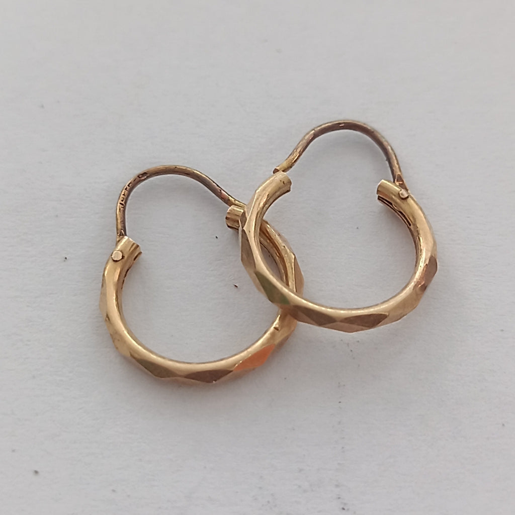 ARRACADAS PAR ORO 10 K 0.9 GRMS (SEMINUEVO)