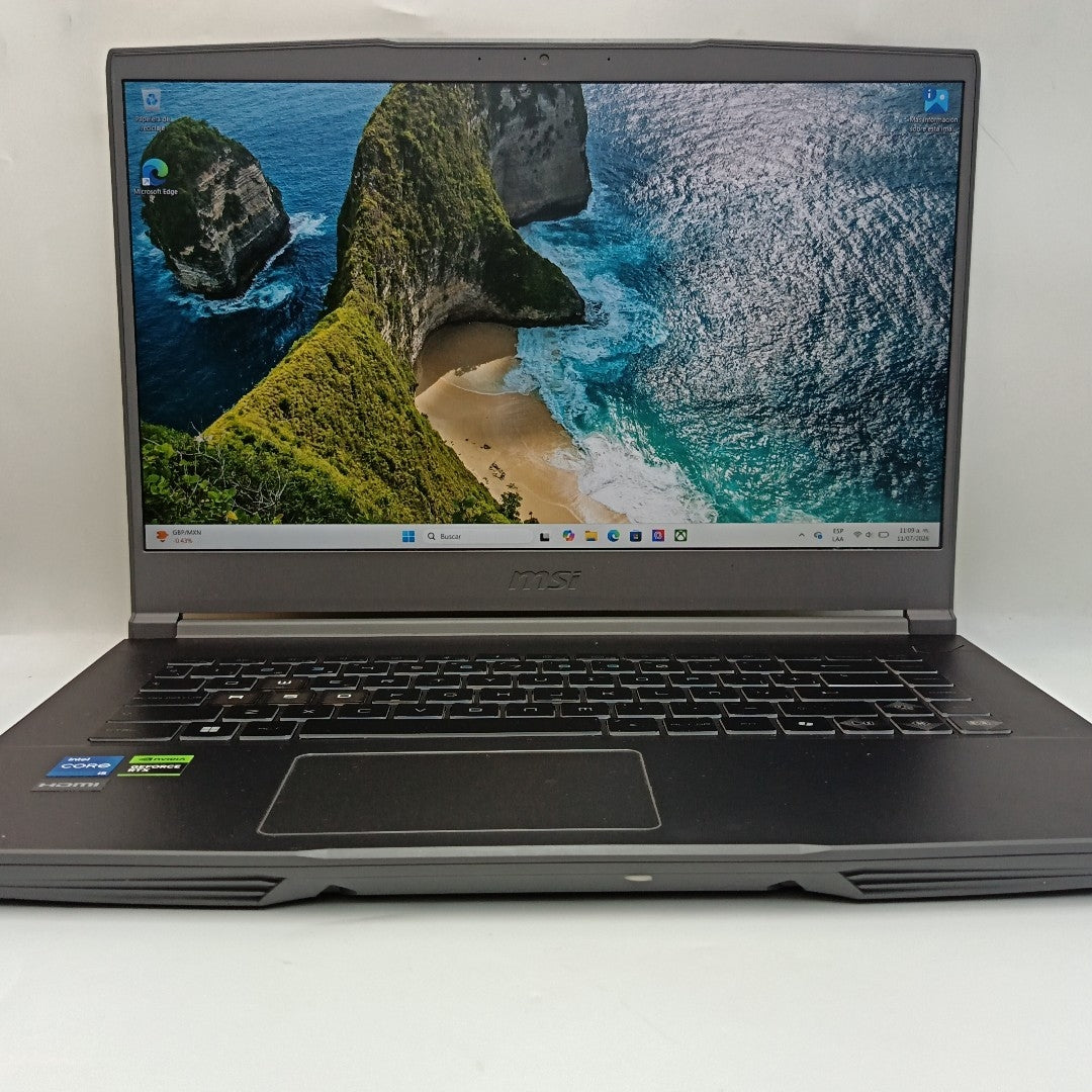 LAPTOP MSI THIN 15 B12UC-2442MX (2024) 512 GB SSD 16 GB RAM (SEMINUEVO)