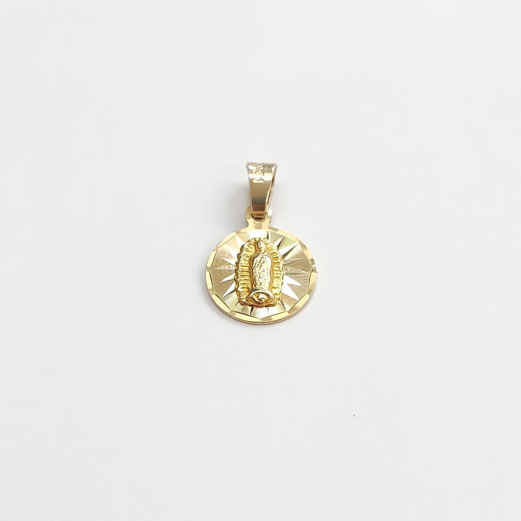 DIJE, MEDALLA RELIGIOSA ORO 14 K 1.1 GRMS (SEMINUEVO)