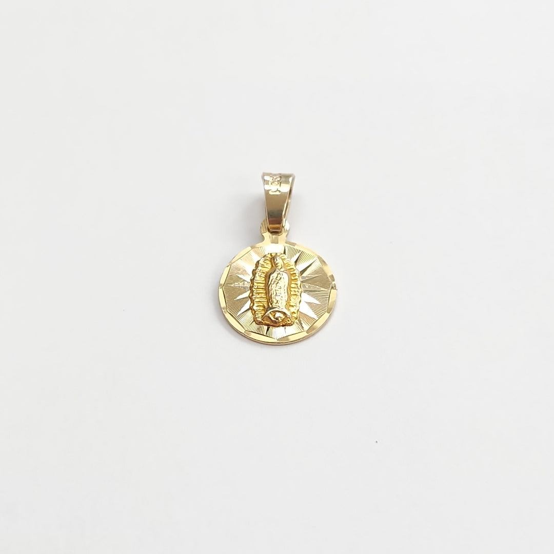 DIJE, MEDALLA RELIGIOSA ORO 14 K 1.1 GRMS (SEMINUEVO)