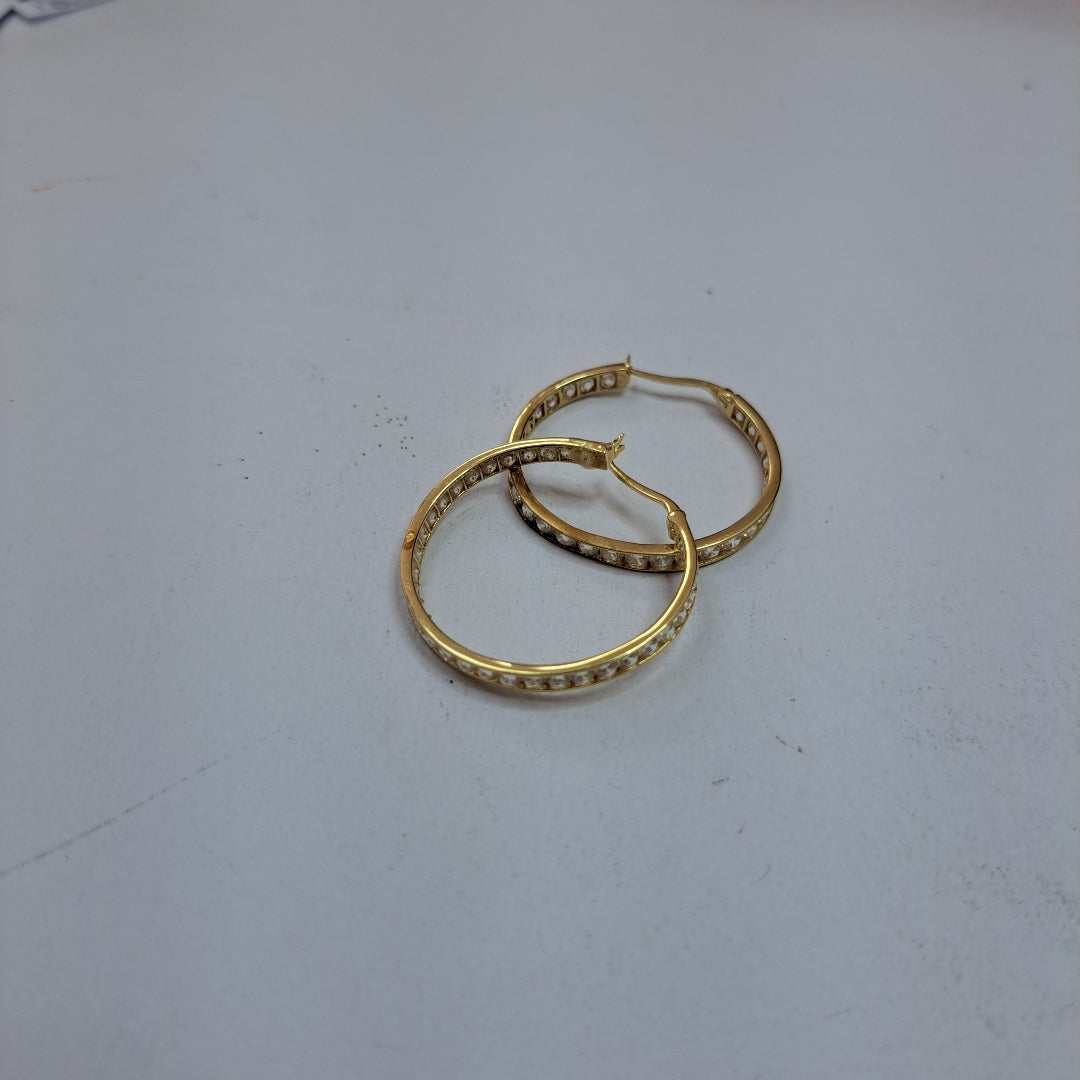 ARRACADAS PAR ORO 14 K 2.7 GRMS (SEMINUEVO)