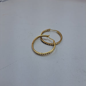 ARRACADAS PAR ORO 14 K 2.7 GRMS (SEMINUEVO)