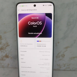 CELULAR OPPO RENO12 5G CPH2625 (2024) 512 GB 12 GB RAM (SEMINUEVO)