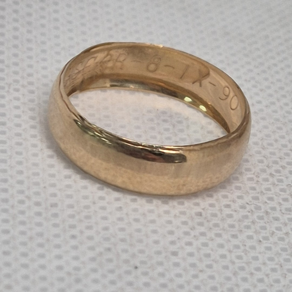 ARGOLLA ORO 14 K 1.4 GRMS (SEMINUEVO)