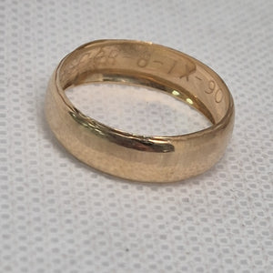 ARGOLLA ORO 14 K 1.4 GRMS (SEMINUEVO)