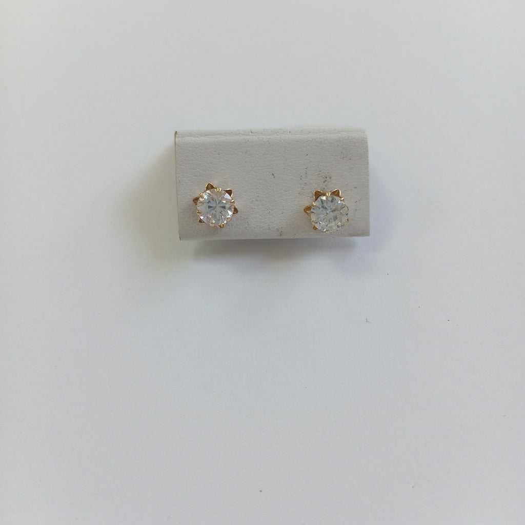 ARETES PAR ORO 10 K 0,90 GRMS (SEMINUEVO)