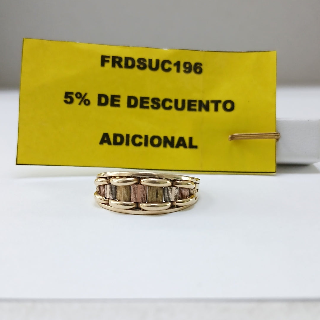 ANILLO ORO 14 K 3.9 GRMS (SEMINUEVO)