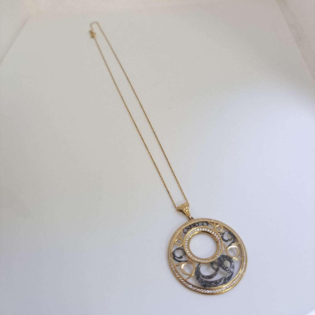 CADENA,DIJE ORO 14 K 6,20 GRMS (SEMINUEVO)