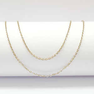 CADENA ORO, RODIADO 14 K 1.9 GRMS (SEMINUEVO)
