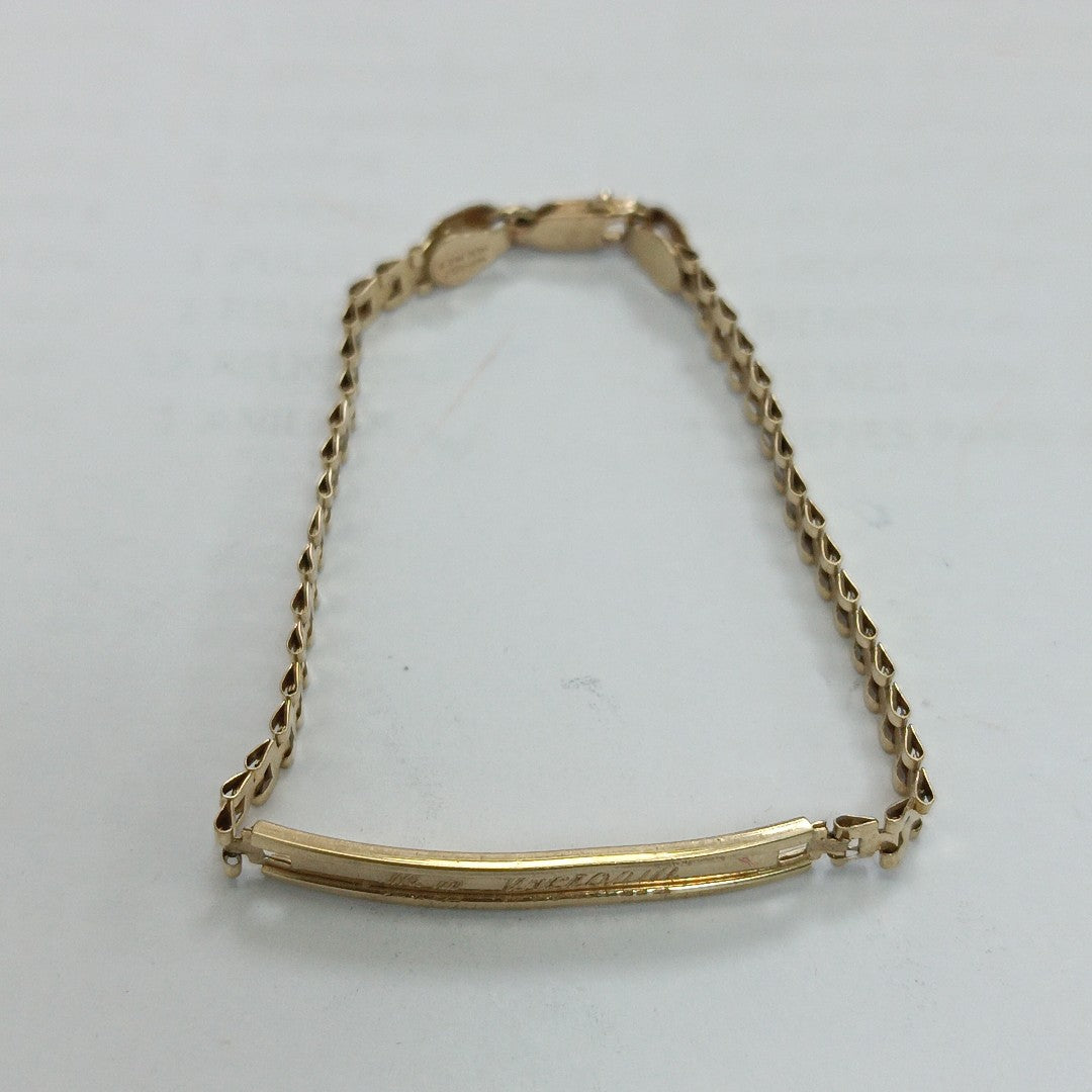 ESCLAVA ORO 14 K 3.5 GRMS (SEMINUEVO)