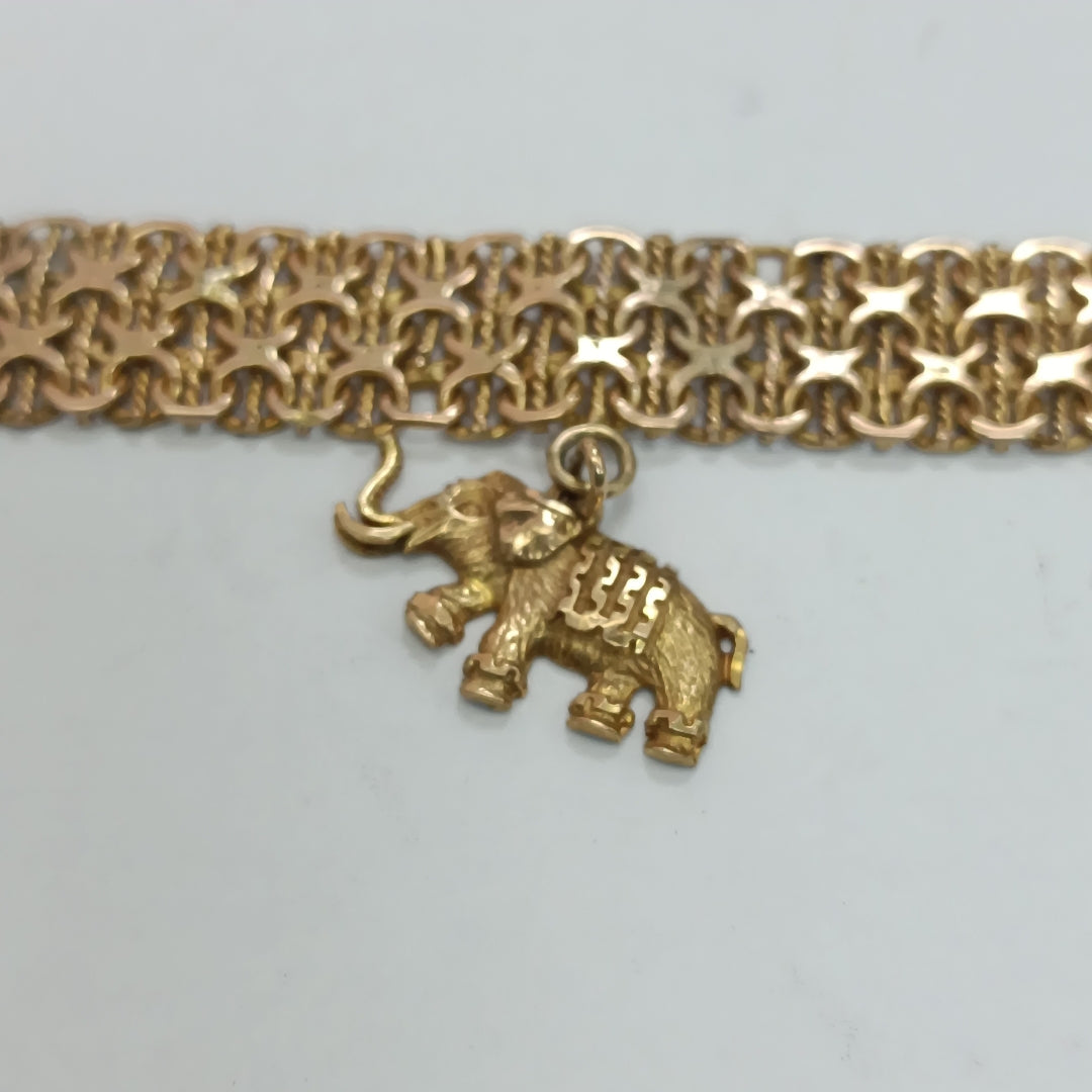 DIJE, PULSERA ORO 8 K 20.2 GRMS (SEMINUEVO)