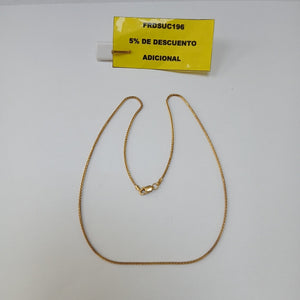 CADENA ORO 14 K 3.2 GRMS (SEMINUEVO)