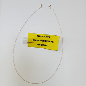 CADENA ORO 14 K 0.4 GRMS (SEMINUEVO)