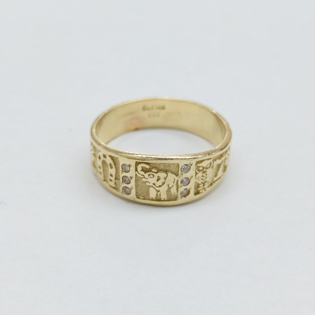 ANILLO ORO 14 K 5.3 GRMS (SEMINUEVO)