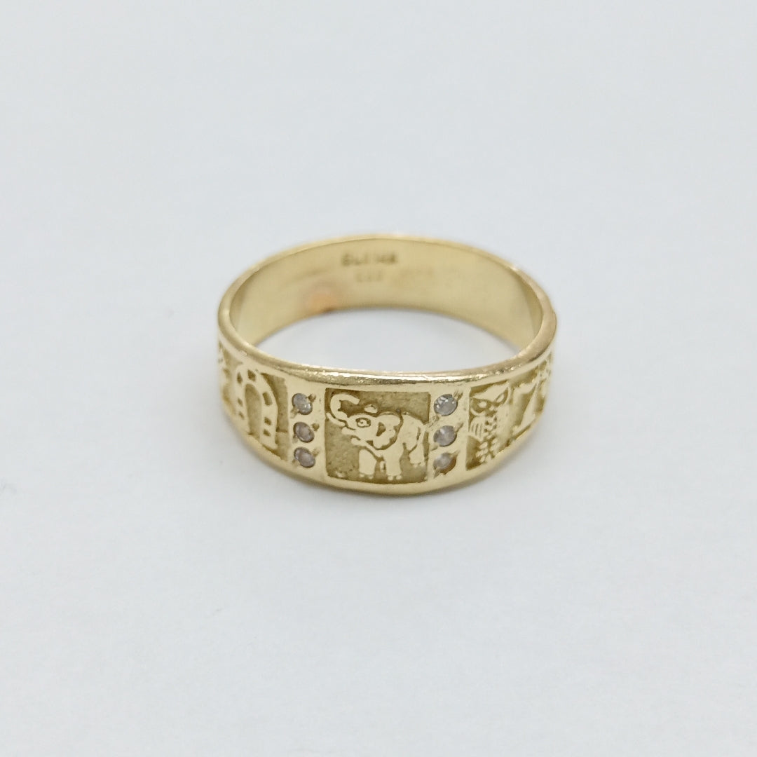 ANILLO ORO 14 K 5.3 GRMS (SEMINUEVO)