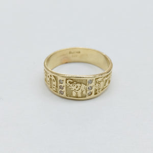 ANILLO ORO 14 K 5.3 GRMS (SEMINUEVO)
