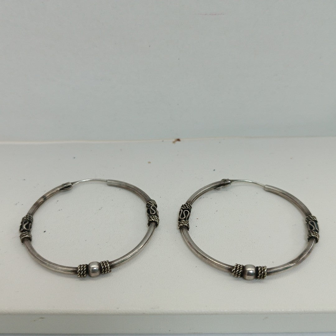 ARRACADAS PAR PLATA 4.9 GRMS (SEMINUEVO)