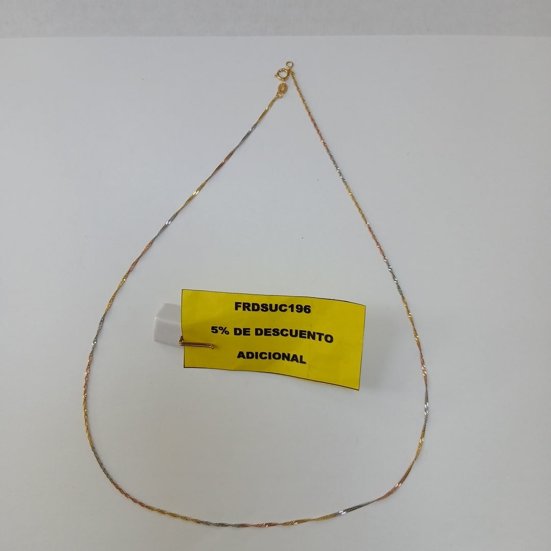CADENA ORO 10 K 1.2 GRMS (SEMINUEVO)