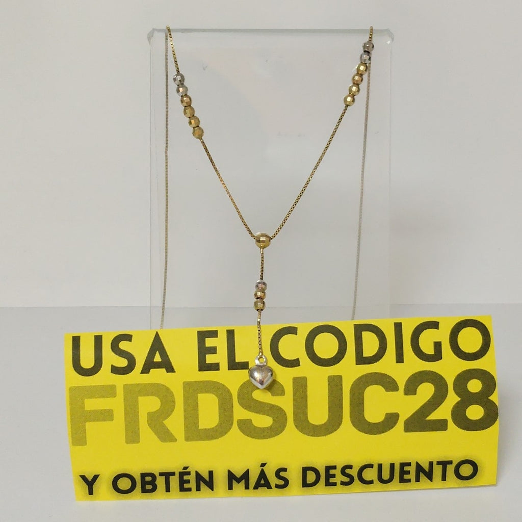 GARGANTILLA ORO, ORO COMBINADO 14 K 3 GRMS (SEMINUEVO)
