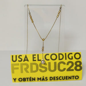 GARGANTILLA ORO, ORO COMBINADO 14 K 3 GRMS (SEMINUEVO)
