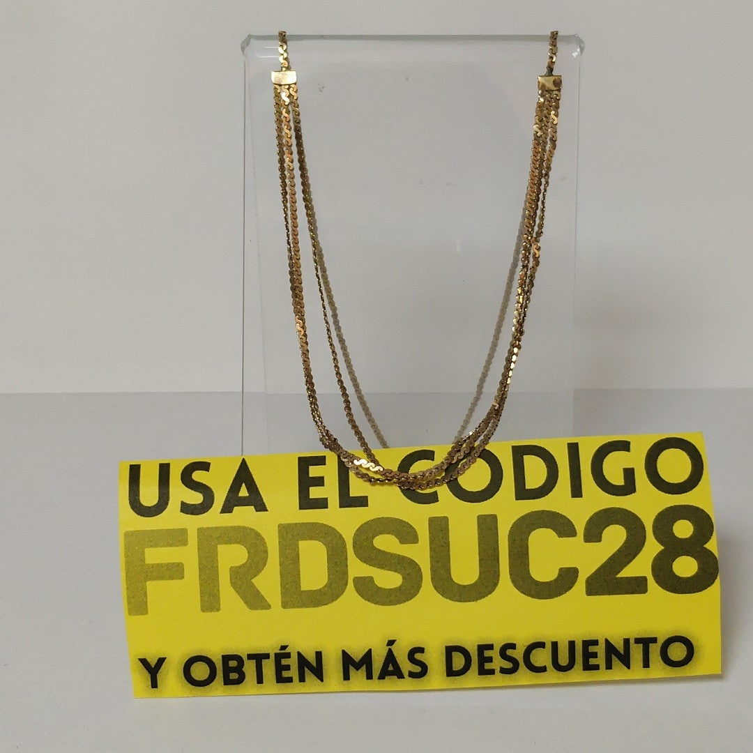 GARGANTILLA ORO 14 K 4.7 GRMS (SEMINUEVO)