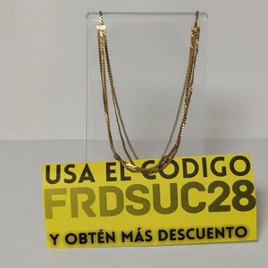 GARGANTILLA ORO 14 K 4.7 GRMS (SEMINUEVO)