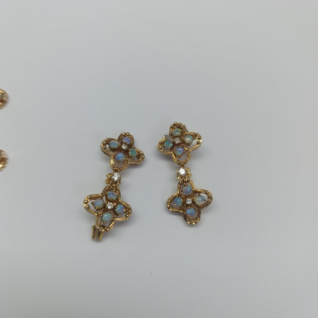 ARETES PAR ORO 14 K 13 GRMS (SEMINUEVO)
