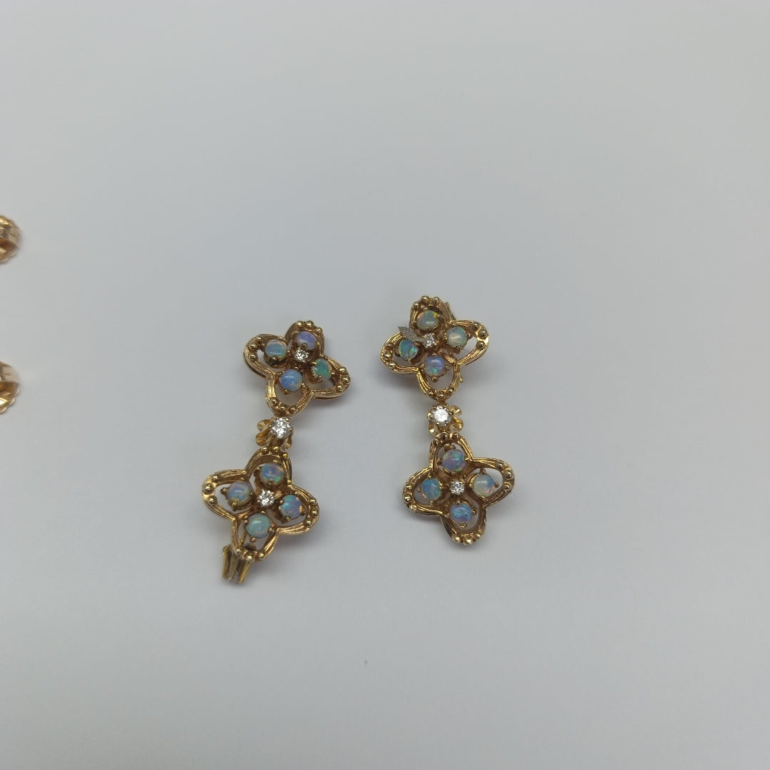 ARETES PAR ORO 14 K 13 GRMS (SEMINUEVO)