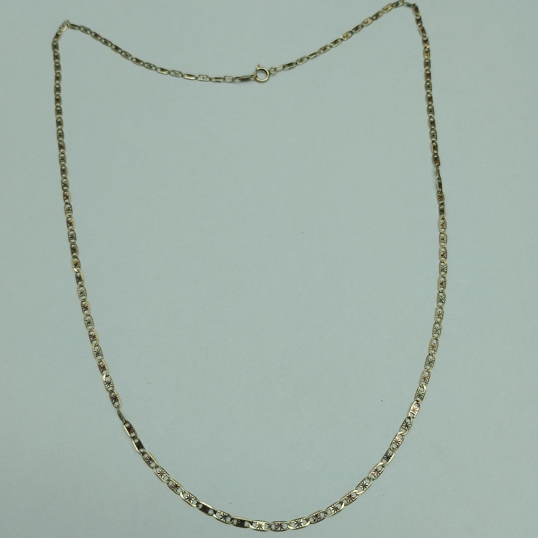 CADENA ORO,ORO COMBINADO 10 K 2,90 GRMS (SEMINUEVO)
