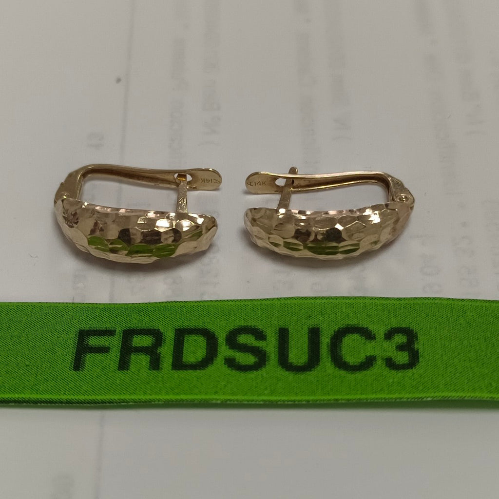 ARETES PAR ORO 14 K 2.8 GRMS (SEMINUEVO)