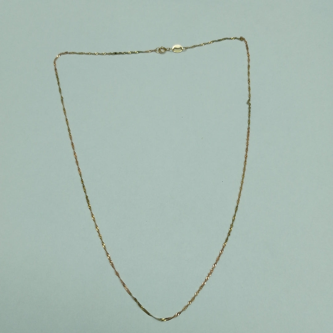 CADENA ORO 10 K 0.8 GRMS (SEMINUEVO)