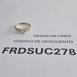 SOLITARIO ORO 10 K 2 GRMS (SEMINUEVO)