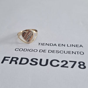 ANILLO ORO 10 K 1.3 GRMS (SEMINUEVO)