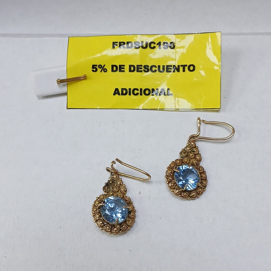 ARETES PAR ORO 8 K 4.8 GRMS (SEMINUEVO)