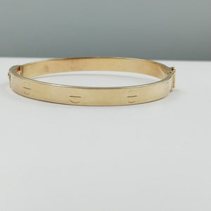 PULSERA RIGIDA ORO 14 K 8.6 GRMS (SEMINUEVO)