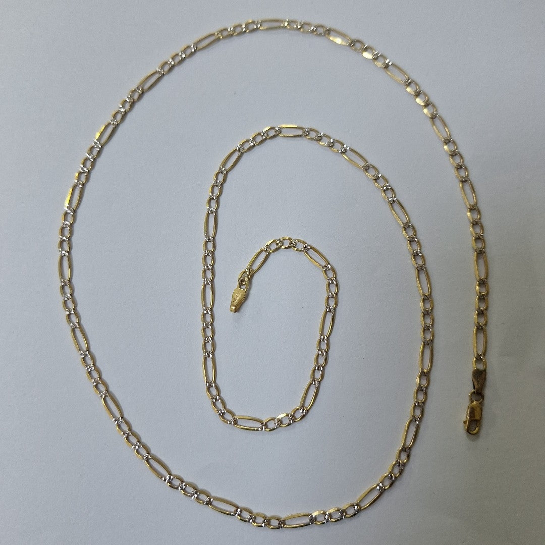 CADENA ORO, ORO PLATINO 14 K 8.5 GRMS (SEMINUEVO)