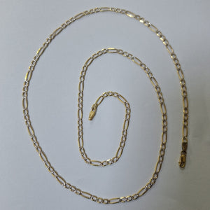 CADENA ORO, ORO PLATINO 14 K 8.5 GRMS (SEMINUEVO)