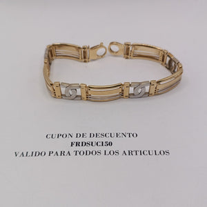 PULSERA RIGIDA ORO,ORO BLANCO 14 K 22,30 GRMS (SEMINUEVO)