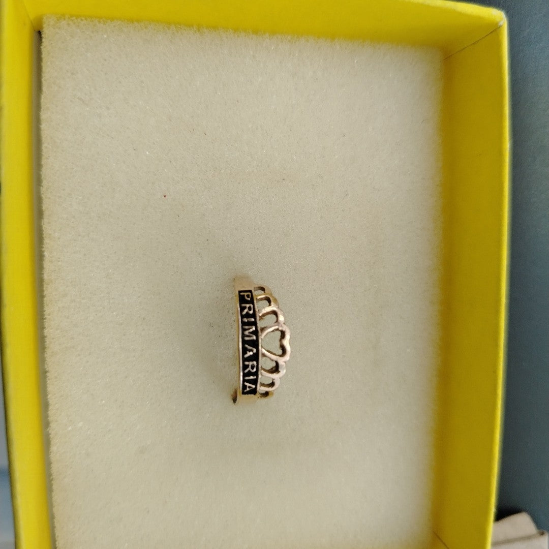 ANILLO DE GRADUACIÓN ORO 8 K 0.9 GRMS (SEMINUEVO)