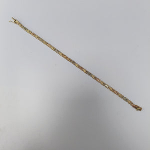 PULSERA ORO, ORO COMBINADO 14 K 12.6 GRMS (SEMINUEVO)