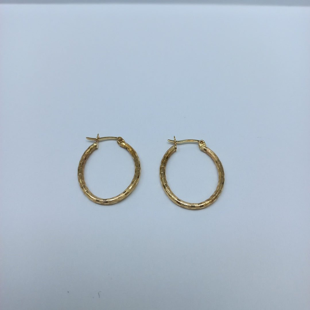 ARRACADAS PAR ORO 14 K 1.8 GRMS (SEMINUEVO)
