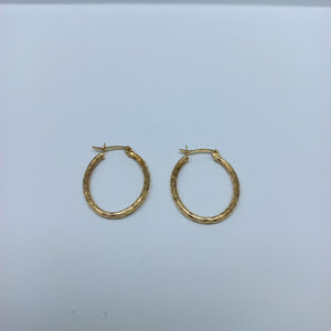 ARRACADAS PAR ORO 14 K 1.8 GRMS (SEMINUEVO)