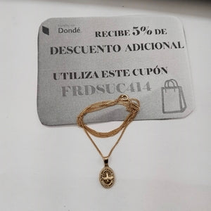 CADENA, DIJE ORO 10 K 1.8 GRMS (SEMINUEVO)