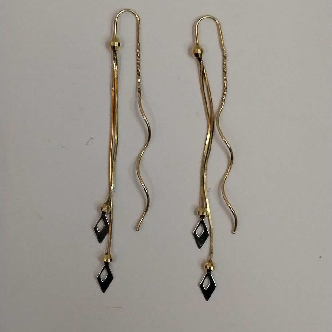 ARETES PAR ORO 14 K 2,30 GRMS (SEMINUEVO)