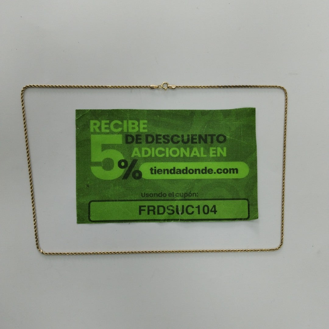 CADENA ORO 10 K 1,40 GRMS (SEMINUEVO)