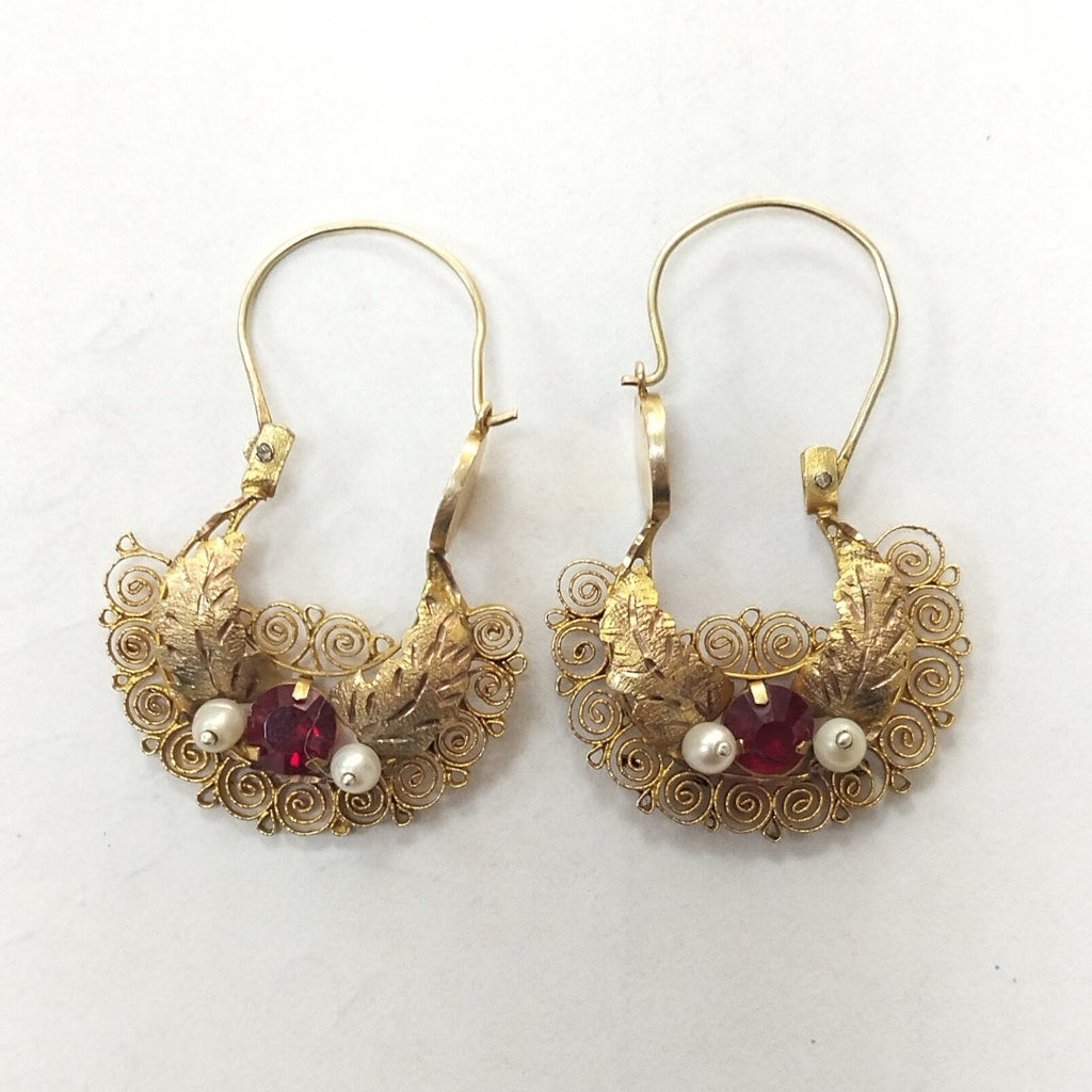 ARETES PAR ORO 10 K 5.9 GRMS (SEMINUEVO)