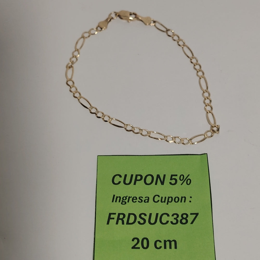 PULSERA ORO 14 K 3.4 GRMS (SEMINUEVO)