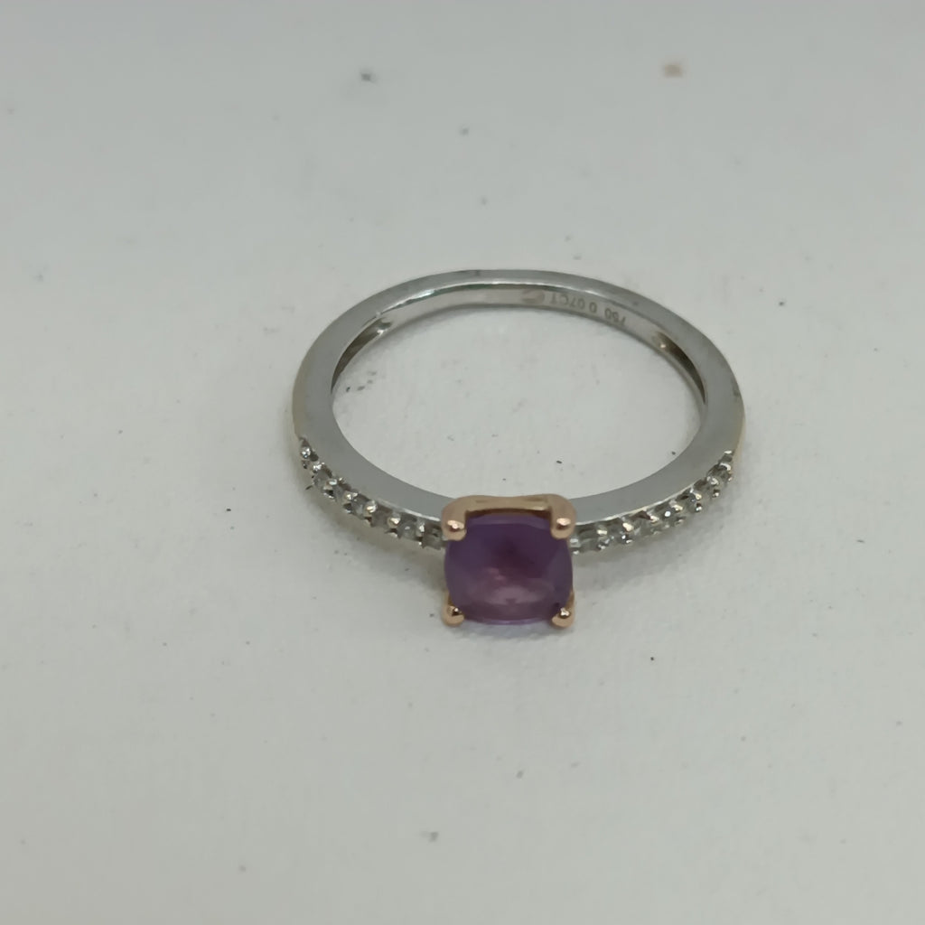 ANILLO ORO,ORO BLANCO 18 K 1,90 GRMS (SEMINUEVO)