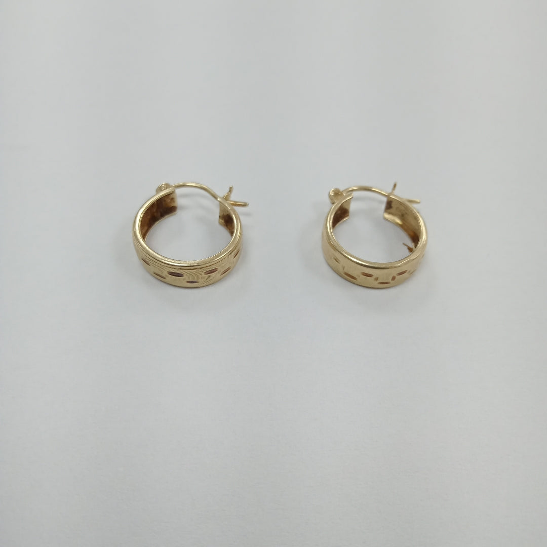 ARRACADAS PAR ORO 10 K 1,70 GRMS (SEMINUEVO)